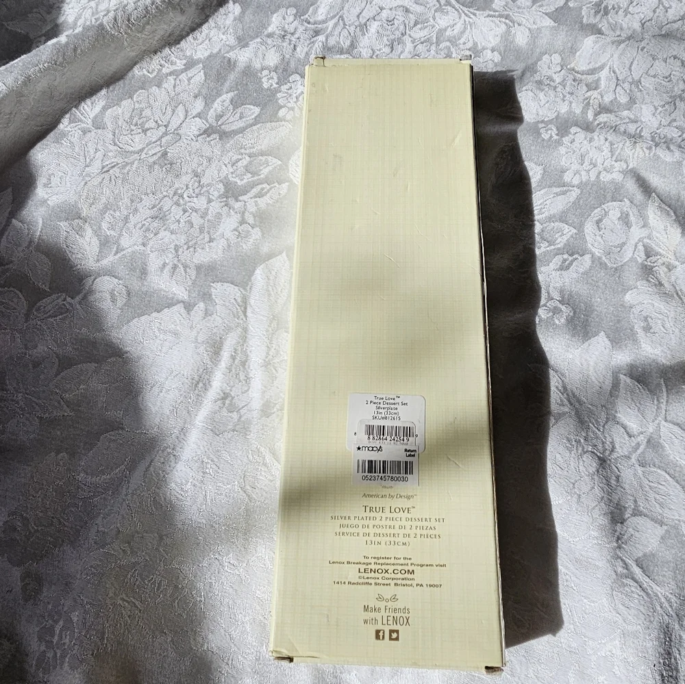Lenox cake server and knife set Special Occasion or wedding NIB